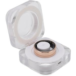 Smart Ring, a Smart Ring for Women and Men, with a Charging case, Supports Heart Rate, Blood Oxygen, Sleep Health Monitoring, and Sports Tracking Ring. (Rose Gold, 8#)