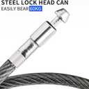Outdoor Fence Gate Lock Locker - Bike, Cable Chain, Combination Locks