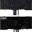 Replacement Keyboard Compatible with Dell Latitude E7300 E5300 5300 7300 with Backlit No Frame