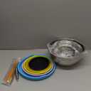 Mixing Bowls with Lid Set, 27PCS Kitchen Utensils Metal Bowl Stainless Steel Nesting Bowls, Measuring Cups and Spoons, Egg Whisk for Baking