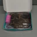 Wig with Bangs for Women Layered Hairstyle 4x4 Realistic Scalp Medium Length Wavy Synthetic Heat Resistant Hair Wig for Daily Party Use Light Brown mix Blonde Highlights 18 inch