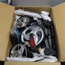 ELENKER All-Terrain Upright Rollator Walker, Stand Up Rolling Walker with 10’’Big PU Wheels and Adjustable Padded Armrests for Seniors from 4’8”to 6'4”, Purple