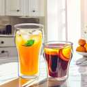Amazing Abby Rockies Insulated Tumblers - Double-Wall BPA-Free, Shatter-Proof, Dishwasher-Safe Set of 6 with 14-Ounce and 20-Ounce All-Clear Plastic Cups