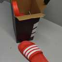 adidas unisex-adult Adilette Shower (10 Women/9 Men, Vivid Red/White/Vivid Red)