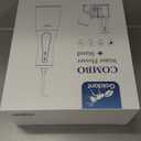 2026 Upgraded Version 350ML Water Flosser with Drainage & Storage Stand, Keeps Dry & Clean, 5 Modes, 360Nozzle, Cordless Rechargeable, IPX7 Waterproof, Portable for Home & Travel (White)