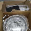 3 Ply Stainless Steel Cookware Set, AIVIKI 10-Pieces Pots and Pans Set, Induction Kitchen Cookware Set, Oven Safe to 500, Chef Quality Cooking Set w/Fry Pans, Saucepans, Dutch Oven, Kitchen Essential