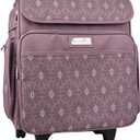 Everything Mary Premium Collapsible Scrapbook Case Tote Bag Spacious Craft Storage with Multiple Pockets for Art Supplies, Tools & Essentials Portable, Durable & Foldable