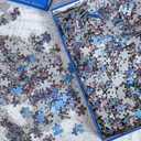 2 x 1000 Piece Round Jigsaw Puzzle of Venice, Italy - Challenging & Educational Art for Adults & Kids - Unique Panoramic Photo of City of Venice - 26.6 Inch Circular Puzzle