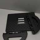 Massage Foot Rest, Roller Rocking Foot Stool Lightweight Portable Office Desk Larger Size Office Desk Footrest, Rocking Foot Nursing Stool Rocker Balance Board for Posture (Black)