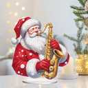 Tontut Diamond Painting Desktop Decoration, Musical Father Christmas 5D DIY Special Diamond Art Decoration Kit for Adults, Office Desktop or Christmas Holiday Display Crafts (Musical Santa Claus)