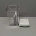 2 Pack POP Airtight Brown-Sugar Keeper-Container - Cereal Containers Storage 1.9Qt(61Oz/1.8L) Tablespoon Scoop Suitable for Storing Grains, Snacks, Dried Fruits etc,Stackable One-Touch Opening