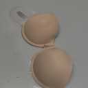 HANSCA Backless Strapless Push Up Bra for Women Thick Padded Sticky Underwired Bras Self Adhesive (Nude) B