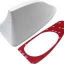 WELURE Shark Fin Roof Car Antenna White Radio FM/AM Antena Cover for 2015-2019 Hyundai Sonata-Elantra