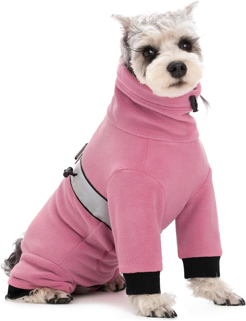 Polar Fleece Dog Coats for Small Medium Dogs XS