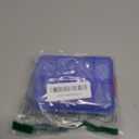 Foldable Weekly Pill Organizer 2 Times a Day with 2 Extra Compartments (Clear Printed Labels) - 7 Day AM PM Medicine Box, Week Daily Travel Pill Case Holder for Vitamin, Supplement - Clear Blue