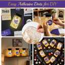 9 Pcs Graduation Centerpieces for Tables with LED Lights, Class of 2026 Graduation Tables Decorations, Mason Jar Style Table Decor with String Lights, Caps, Notes Cards, Stickers & Adhesive Spots