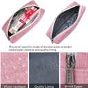 2 x Della Gao Small Pencil Case Pencil Pouch (Pink)