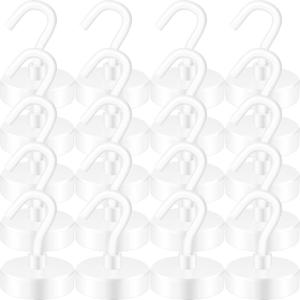 Neosmuk Magnetic Hooks, Cruise Ship Essentials, 26#,White