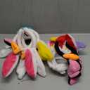 XunYee 16 Pieces Easter Bunny Ears Bulk Bunny Headband Plush Rabbit Ears with Carrot for Women Easter Costume Party Favor