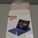 for iPad 11th(A16, 2025)/10th Generation Case with Keyboard, 360 Rotatable Case & Detachable Backlit Keyboard, Precision Cutouts and Pen Holder for iPad A16 11''/10th 10.9'', Light Pink