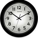 Glow in The Dark Wall Clock for Bedroom, 13 Inch Night Light Wall Clocks Battery Operated Silent Non Ticking Wall Clock with Night Light, Modern Wall Clocks for Living Room, Easy to Read