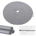 Coitak 1/4 Inch x 100 FT Backer Rod Foam Rubber Caulk Saver Concrete Expansion Joint Filler Weather Strip Seal for Gaps and Joints Gray