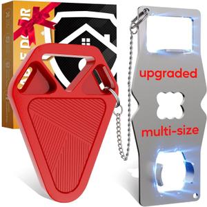 Portable Door Lock Travel Hotel Safety: Hotel Door Locks for Travelers, Home Apartment Security Locker from Inside Room Bedroom Women Travel Gifts Traveler Stocking Stuffers Traveling Essentials