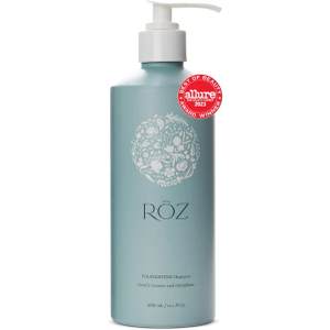 RŌZ Foundation Shampoo For All Hair Types & Textures | Hydrating, Balancing & Cleansing For Healthy Hair| Vegan, Color-Safe, Free of Silicone, Paraben, SLS | Strengthens & Nourishes 10.1 oz/300 mL
