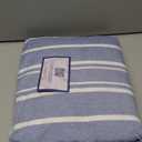 Cal King Size 4 Piece Sheet Set - Comfy Breathable & Cooling Bed Sheets Set - Hotel Luxury Bedding for Women, Men, Kids, Teens, Boys & Girls - Deep Pockets & Wrinkle Free - Oeko-Tex - Blue Stripes 3