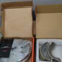 A-Premium 10.42 inch (264.7mm) Rear Brake Drums + Ceramic Shoes Set Compatible with Select Nissan Models - Sentra 2007-2012, Versa 2007-2009, Cube 2009, 6-PC Set