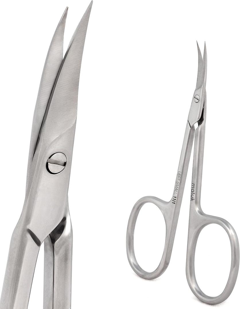 Professional Cuticle Scissors Maluk Left Small