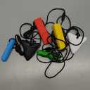 Chewy Necklaces for Sensory Kids, 6 Pack Chew Necklaces for Sensory Boys and Girls with Autism, ADHD, SPD, Chewing, Biting, Silicone Oral Sensory Chew Teething Toys for Adults Reduce Anxiety Fidget (Red, Yellow, Blue, Green, White, Black)