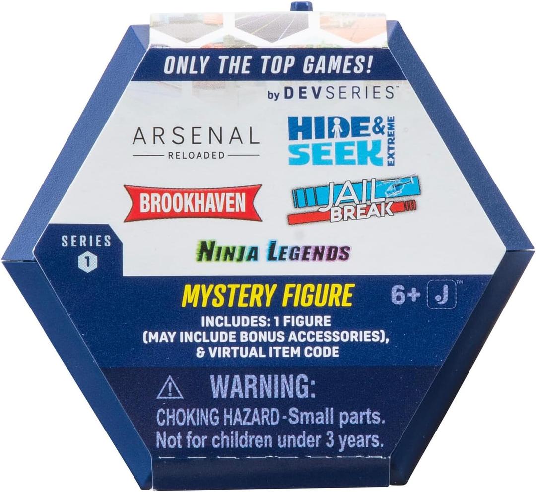 DevSeries Mystery Figures 1 Pack - 2.75-inch Action Figure Blinds with Mix and Match, Unique Accessories, and Exclusive Virtual Item Code