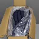 Furnishh 5 Pieces Comforter Set Twin Bed in a Bag, Reversible Bed Set with Comforter, Flat Sheet, Fitted Sheet, Pillowcase & Sham, Navy Blue and Grey Twin Size Bedding Sets for Boys, Girls,  Navy Blue&grey, Twin