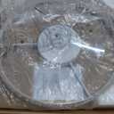 LEDIARY 22 Inch Ceiling Fans with Lights and Remote, Fandelier Low Profile Ceiling Fan, 3000K-6000K Dimmable Flush Mount LED Fan Light, White Modern Ceiling Fans with Lights for Bedroom