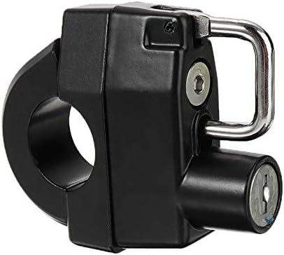 7/8" 1" Universal Motorcycle Parts Helmet Lock Anti-Theft Security Aluminum Alloy Locks with 2 Keys for Harley Davidson Sportster XL 883 1200