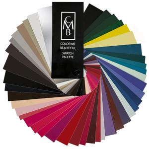 Winter Color Fan by Color Me Beautiful, the leading authority on color analysis. Your Color Guide for clothing & accessories. The 48 very best colors for Winters selected from millions of options