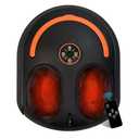 Shiatsu Foot Massager Electric Feet Massage Machine Deep Kneading Relief for Plantar Fasciitis Air Compression, 3 Heat Levels Relax for Home Office Use Gifts for Women Mom Dad Black Mothers Day Gifts