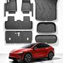 SUPER LINER Tesla New Model Y Juniper Floor Mats 2026 2027, 11-Pcs Set TPE