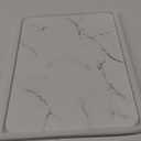 Stone Drying Mat for Kitchen Counter, Water-Absorbent Diatomaceous Dish Drying Mats, Multi-Purpose for Cups Dishes Bottles, Ivory-Marble, 15.7"L x 11.8"W