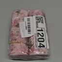 Generic 4 Rolls Pink Floral Wired Ribbon 2.5 Inch Vintage Rose Flower Ribbon for Bow Wreath Craft Gift Wrap Spring Summer Holiday Wedding Birthday Baby Shower Party Home Decor