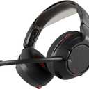 Skullcandy Crusher PLYR 720 Wireless Gaming Headset, Ultimate Immersion and Comfort, THX Spatial Audio and Multi-Sensory Bass, Removable Mic, PC, PlayStation, Nintendo, Multi-Platform - Digi-Black