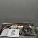 WILPREP Chafing Dishes for Buffet, 2 Pack 9 qt Chafer and Buffet Warmer Set with Full Size Pans & Foldable Frames, Food Grade Stainless Steel Food Warmers for Parties Buffets Banquets, Gold & Silver (9 Quart-square)