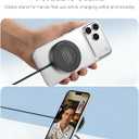 25W Magnetic Wireless Charger, Qi2.2 Fast Wireless Charging Pads with Kickstand,MagSafe Charger for iPhone 17/16/15/14 Series & AirPods 4/3/2/Pro, Samsung S26 S25 Series, Google Pixel, 2 Pack