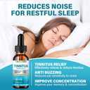 Tinnitus Relief for Ringing Ears, Natural Tinnitus Support Drops, Effective Support for Men & Women, 2 Fl Oz