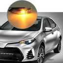 MASO Rear View Mirror Light Assembly Turn Signal Light Rearview 81730-52100 81740-52050 Flashing Light Amber Compatible with Toyota Camry,Corolla,Yaris(Left Side)