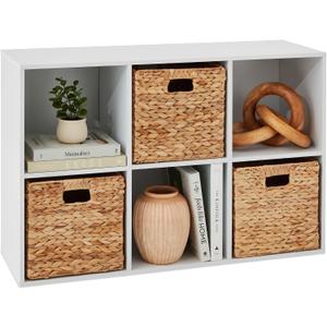 6-Cube Storage Organizer, Open Bookshelf 3 Removable Panels
Display Storage Bookcase
