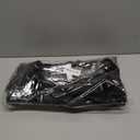 ZERO JET LAG Slim Rolling Laundry Hamper - Roll Hamper On Wheels - Standable Corner Bin - 52L Handy Storage Basket - Slim Laundry Basket - Waterproof Dirty Clothes Hamper - 15822" (22 Inches, Black)