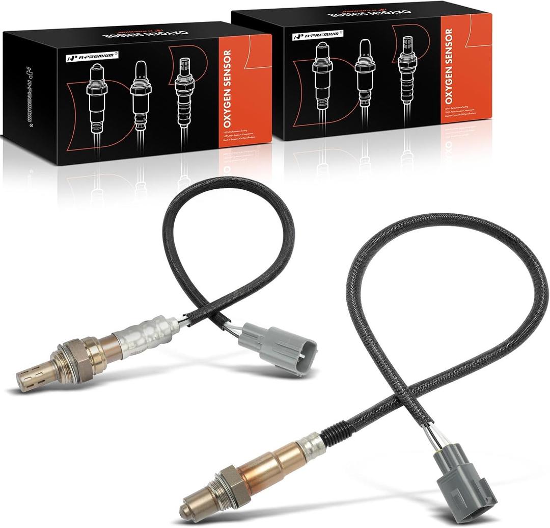 A-Premium 2Pcs O2 Oxygen Sensor Compatible with Toyota Camry 2002-2017, Avalon 2005-2018, Solara 2004-2008 & Lexus ES300 2002-2003, ES330 2004-2006, ES350 2007-2018, 3.0L 3.3L 3.5L