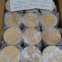 CONNOO 15 Pack 7 OZ Clear Candle Jars with Bamboo Lids, Thick Glass Empty Jars for Making Candles - Dishwasher Safe, in Bulk.